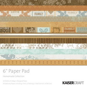 KaiserCraft - Homemade Collection - Paper Pad 6x6"