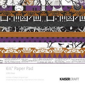 KaiserCraft - 13th Hour Collection - Paper Pad 6.5"x6.5"