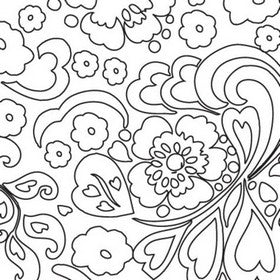 Prima - Clear Stamp - Paintable - Flower #1