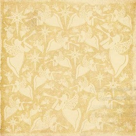 KaiserCraft - December 25th Collection - Hark - Specialty Paper 12x12" - Gold Foil