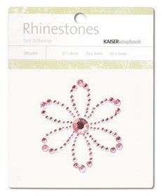 KaiserCraft - Rhinestone Picture - Light Pink - Blossom