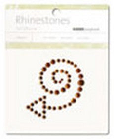 KaiserCraft - Rhinestone Picture - Swirl Arrow - Copper
