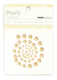KaiserCraft - Pearls - Latte - 50pk