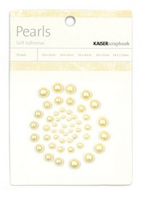 KaiserCraft - Pearls - Lemon - 50pk