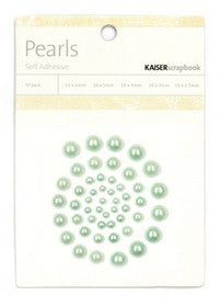 KaiserCraft - Pearls - Ice Green - 50pk