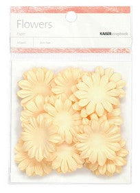 KaiserCraft - Paper Flowers - Cream 3.5cm 50pk
