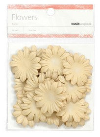 KaiserCraft - Paper Flowers - Taupe 3.5cm 50pk