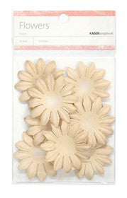 KaiserCraft - Paper Flowers - Taupe 5cm 25pk