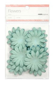 KaiserCraft - Paper Flowers - Sky Blue 5cm 25pk