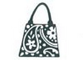 Stampendous - Paisley Purse - Wood mounted
