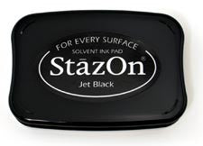 StazOn - Solvent Ink Pad - Jet Black