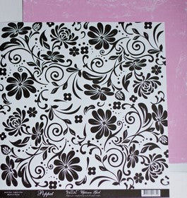 Bella - Uptown Girl Collection - Poppet - 12x12" Double Sided Paper