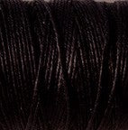 Waxed Irish Linen Thread - Black 2m