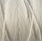 Waxed Irish Linen Thread - White 2m