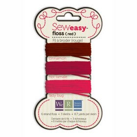 We R Memory Keepers - Sew Easy - Floss - Red