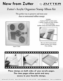 Zutter - Acrylic Organizer Stamp Album Kit