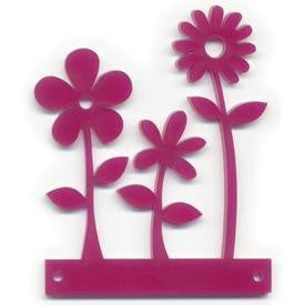 Buzz and Bloom - Acrylic - Up the Garden Path - Fuchsia
