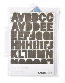 KaiserCraft - Pack your Bags Collection - Alpha Stickers