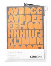 KaiserCraft - Rewind Collection - Alpha Stickers