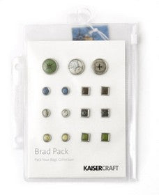 KaiserCraft - Pack your Bags Collection - Brads