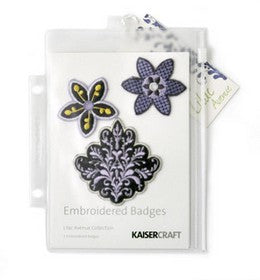 KaiserCraft - Lilac Avenue Collection - Embroidered Badges